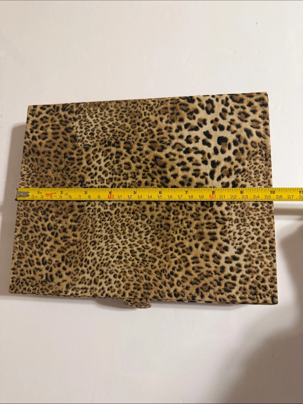 Reed & Barton Leopard Print Jewelry Organizer 10x8 NWOT